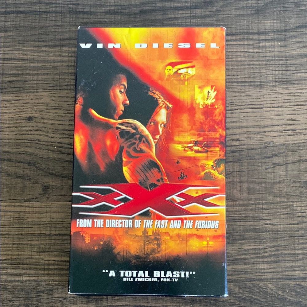 Vin Diesel in XXX on VHS Blockbuster Video